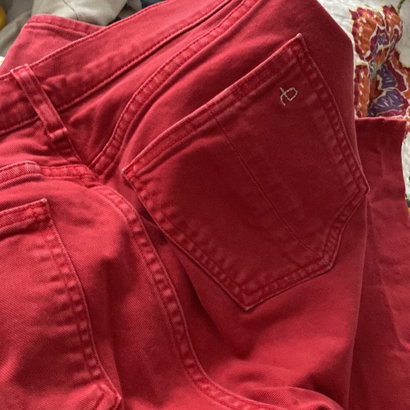 Rag & Bone red skinny jeans - Picture 4 of 4